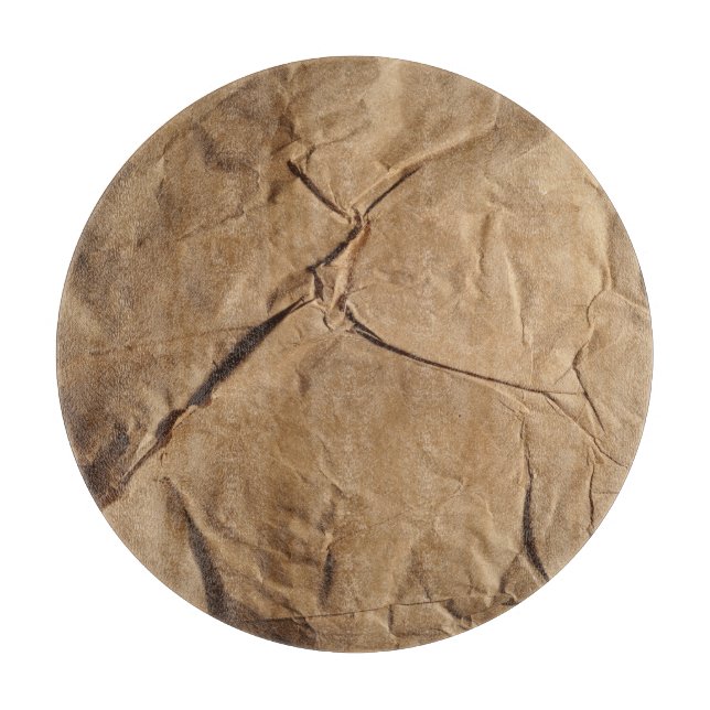 Planche À Découper Papier Recyclé : Texture écologique. (Devant)