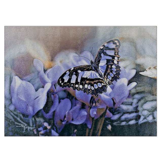 Planche À Découper Papillon bleu (Devant)