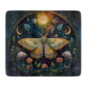 Planche À Découper Papillon Céleste et Phases de la Lune – Nuit Encha