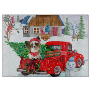 Planche À Découper Papillon Chien dans la livraison de Noël Camion Ne