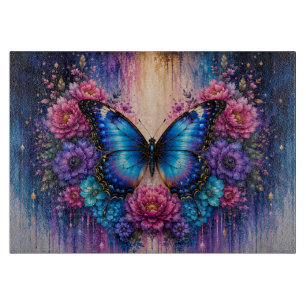 Planche À Découper Papillon Floral
