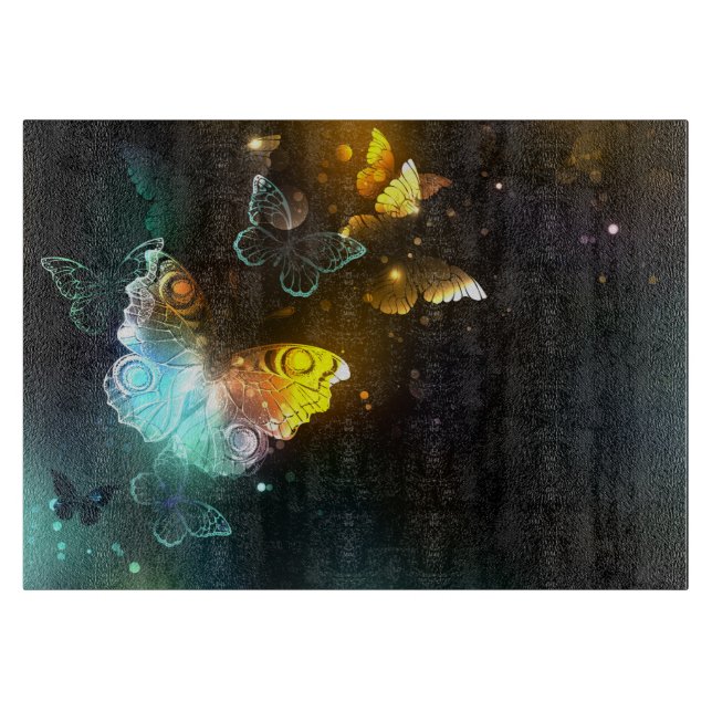 Planche À Découper Papillon lumineux et papillons de nuit (Devant)