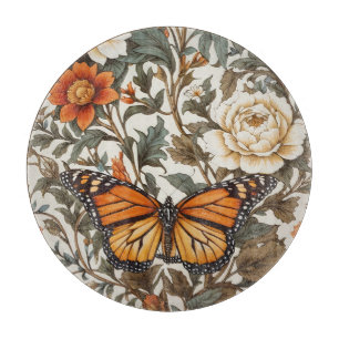 Planche À Découper Papillon Monarch Élégant Inspiré de William Morris