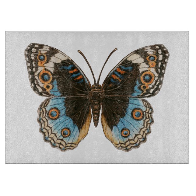 Planche À Découper Papillon Pansy Bleu (Devant)