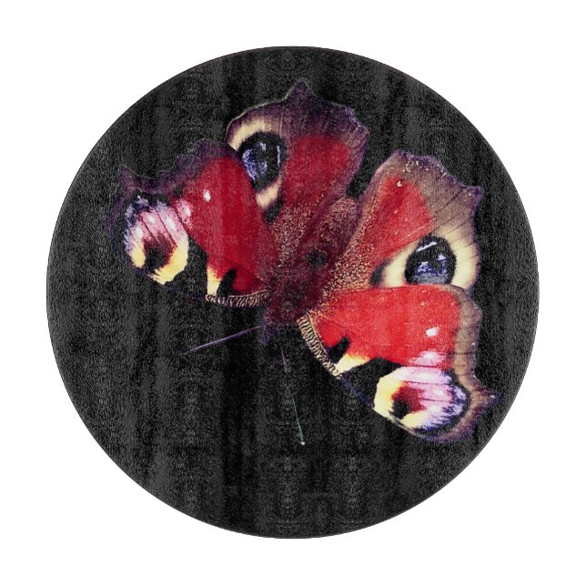Planche À Découper Papillon rouge (Devant)