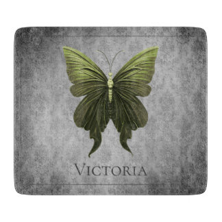 Planche À Découper Papillon vert bijoux