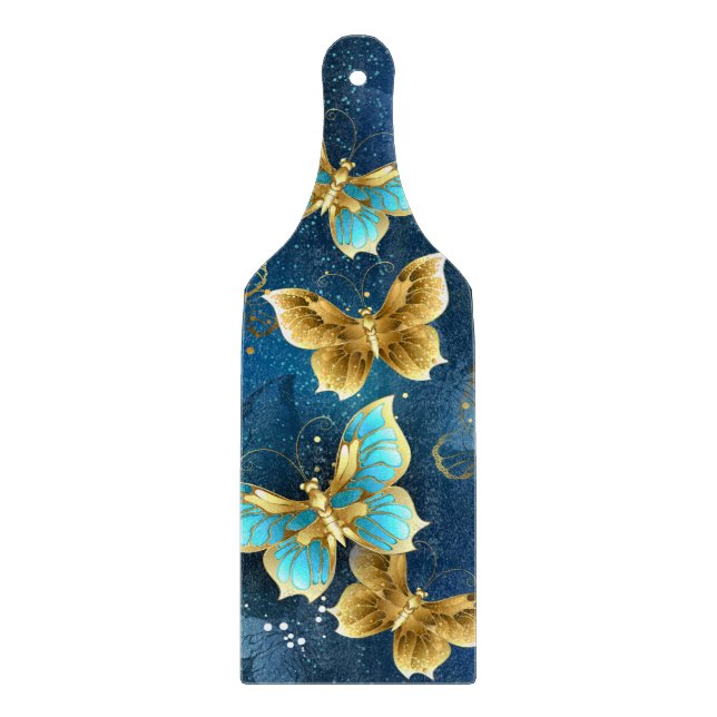 Planche À Découper Papillons dorés (Devant)