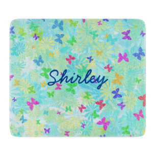 Planche À Découper Papillons et marguerites colorés par Shirley Taylo