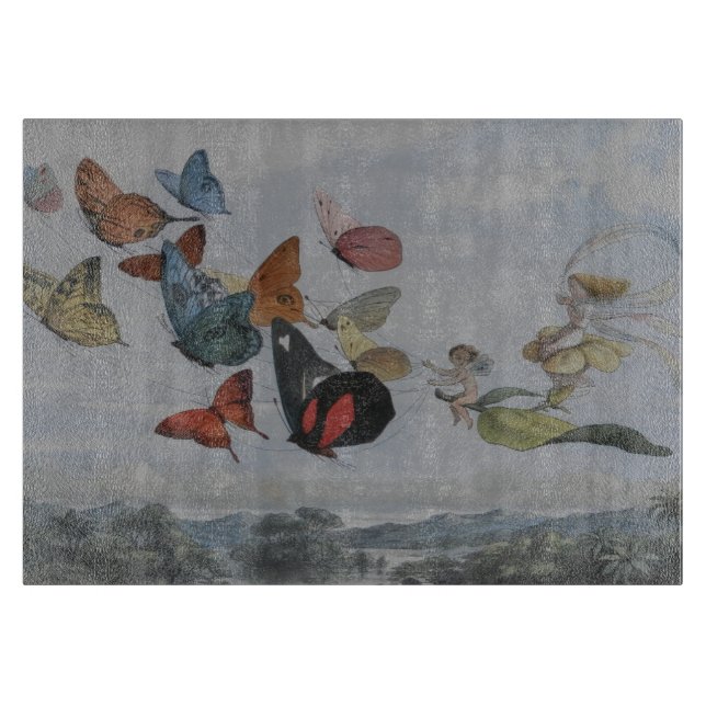 Planche À Découper Papillons et Reine Fée Papillons Fées (Devant)