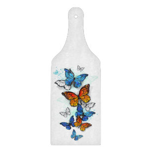 Planche À Découper Papillons volants Morpho et Monarch