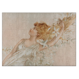 Planche À Découper "Pâques" - Impression vintage, L. Prang & Co.