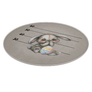 Planche À Découper Parade d'identification du lapin nerveux