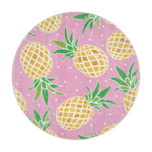 Planche À Découper Paradis de l'ananas : Motif tropical