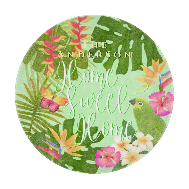 Planche À Découper Paradis Tropical Domicile Douillet (Devant)