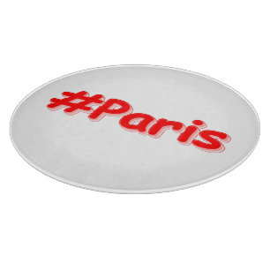Planche À Découper "#Paris" Joli Design. Commandez dès maintenant 