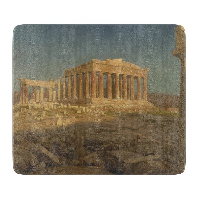 Planche À Découper Parthénon (temple grec antique, site d'Athènes) (Devant)