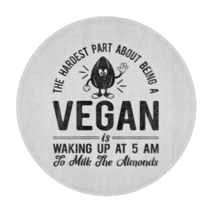 Planche À Découper Partie la plus dure Vegan, Lait les amandes, Vegan