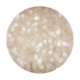 Planche À Découper Parties scintillant d'or, arrière - plan de Noël f