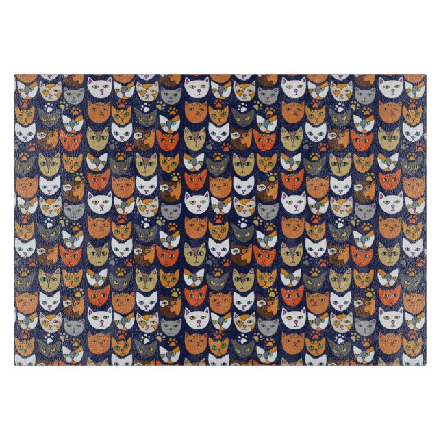 Planche À Découper Partout des Chats Personne Chat (Devant)
