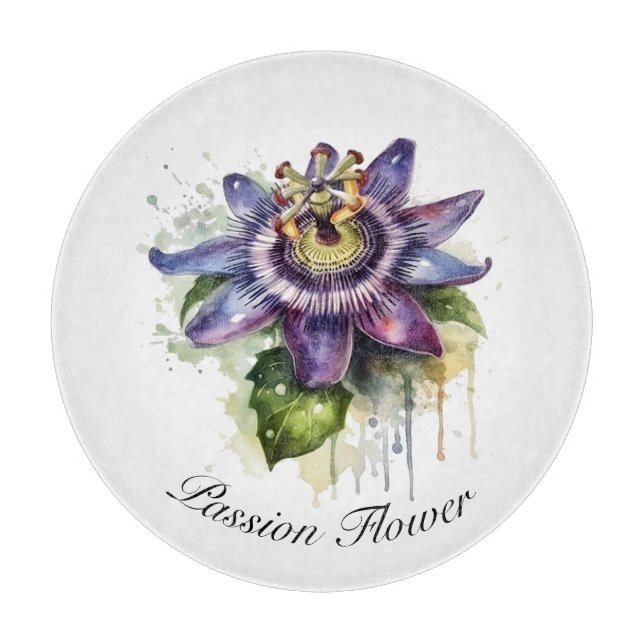 Planche À Découper Passionné Purple Passion Fleur (Devant)