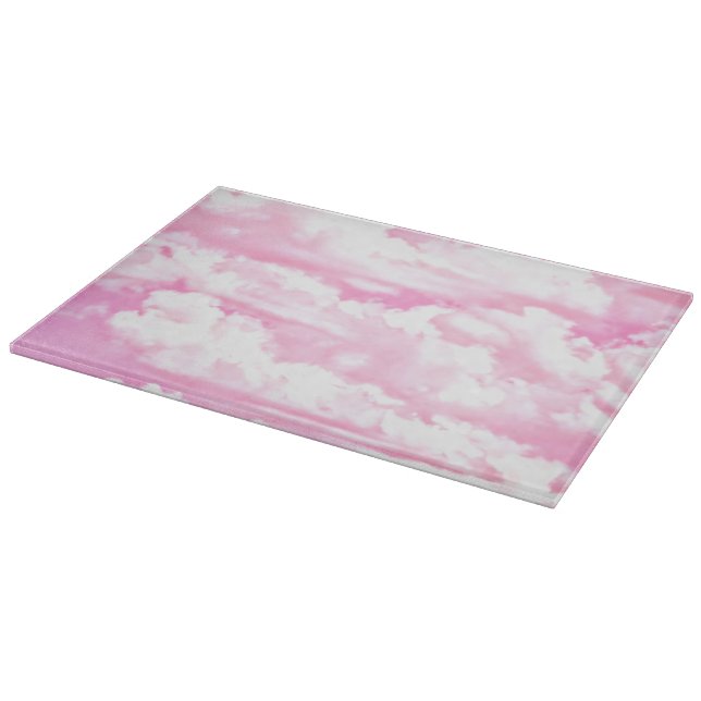 Planche À Découper Pastel pink Happy Clouds Decoration (Coin)
