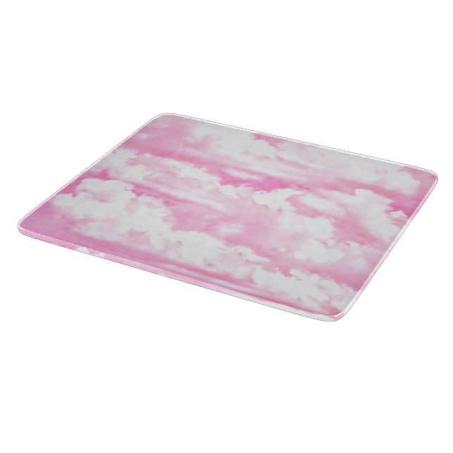 Planche À Découper Pastel pink Happy Clouds Decoration (Coin)