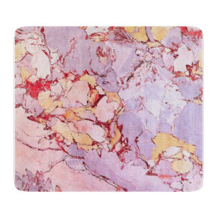 Planche À Découper Pastel Purple Rose moderne Marbre italien élégant