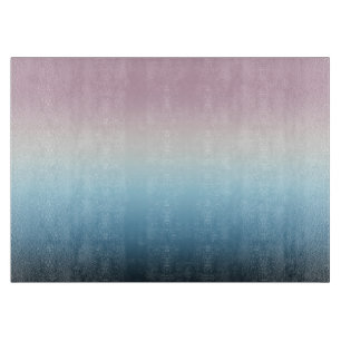 Planche À Découper Pastel Rose & Blue Gradient Indigo Rose Ombre  