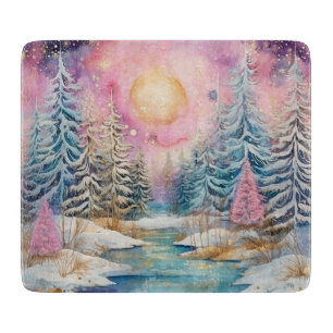 Planche À Découper Pastel Winter Wonderland