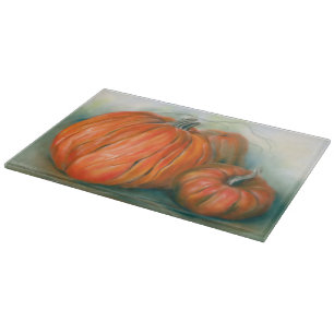 Planche À Découper Patch citrouille Automne Trio Pastel Art