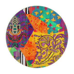 Planche À Découper Patchwork indien turc festier Mandala
