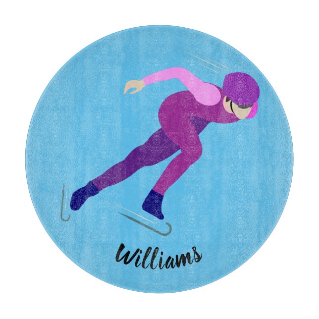 Planche À Découper Patinage de vitesse (Devant)