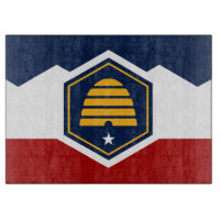 Planche à découper patriotique avec drapeau de l'U