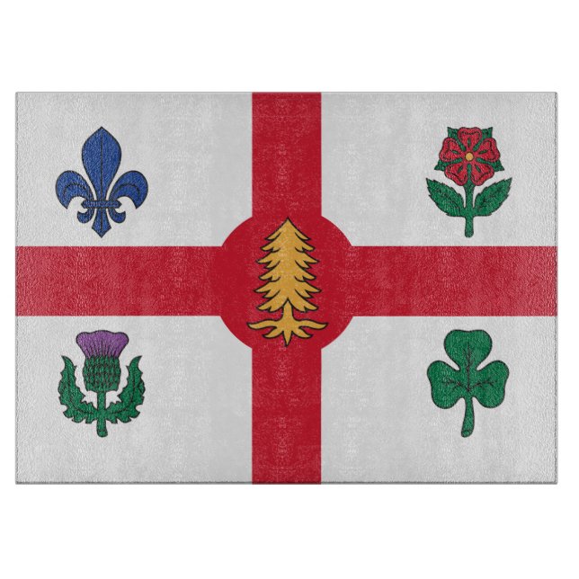 Planche à découper patriotique avec drapeau de Mon (Devant)
