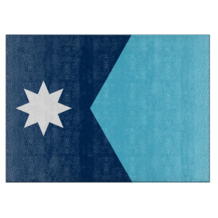 Planche à découper patriotique avec drapeau du Min