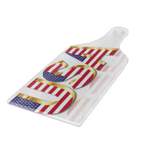 Planche À Découper Patriotique USA Flag Cutting Board