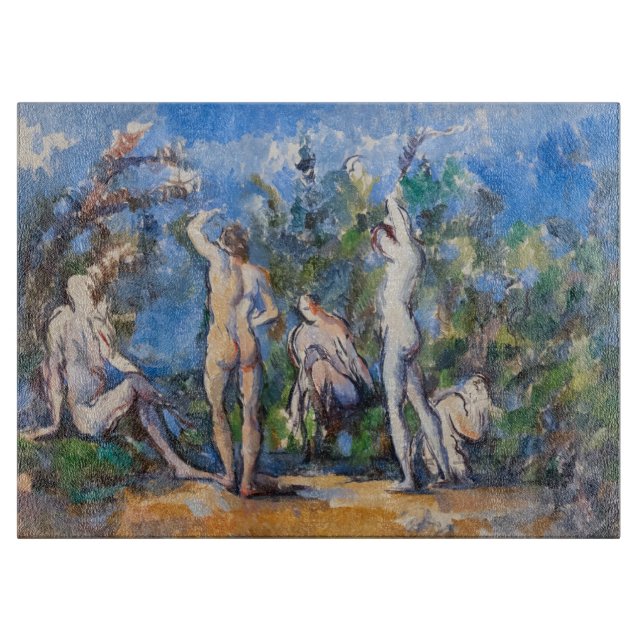 Planche À Découper Paul Cezanne - Cinq Bathères (Devant)
