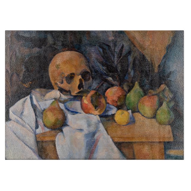 Planche À Découper Paul Cezanne - La vie morte avec le crâne (Devant)