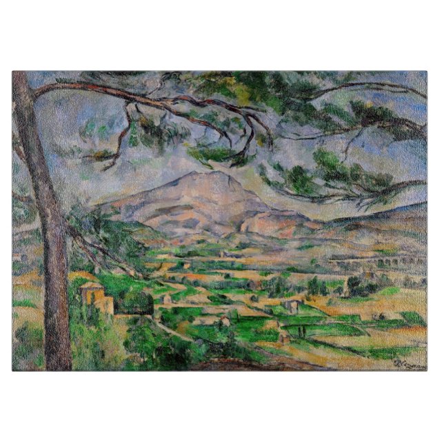 Planche À Découper Paul Cezanne - Mont Sainte-Victoire et Grand Pin (Devant)
