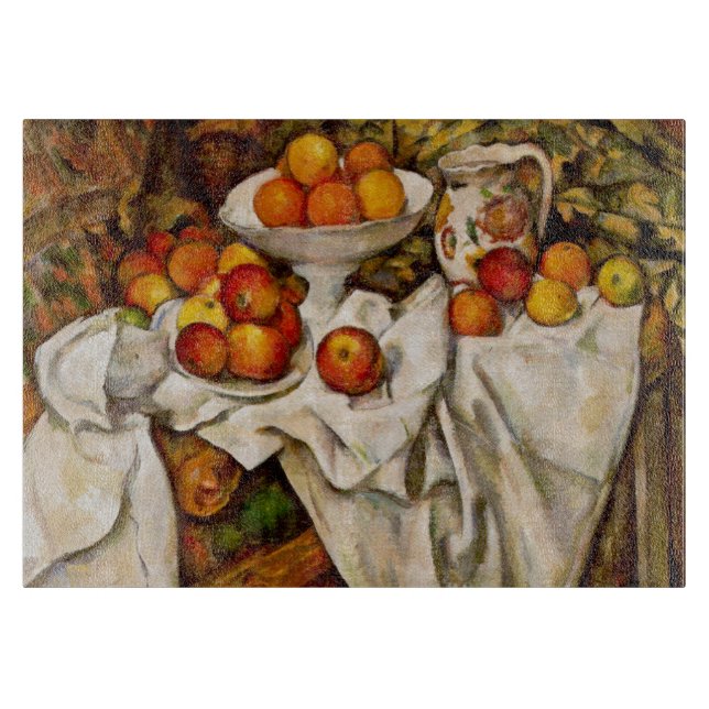 Planche À Découper Paul Cezanne Pommes Oranges Impressionnisme (Devant)
