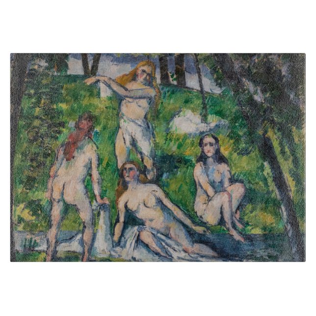 Planche À Découper Paul Cezanne - Quatre Baigneuses (Devant)