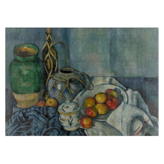 Planche À Découper Paul Cezanne - Vie morte avec pommes (Devant)