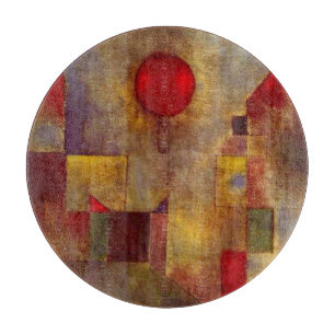 Planche À Découper Paul Klee Red Balloon Abstrait Art Coloré