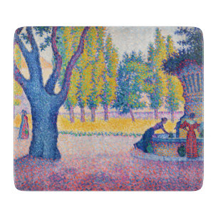 Planche À Découper Paul Signac - Fontaine des Lices, Saint-Tropez
