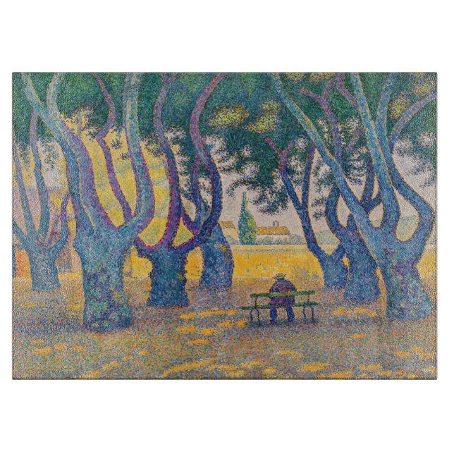 Planche À Découper Paul Signac - Place des Lices, Saint-Tropez (Devant)
