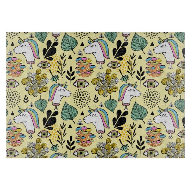 Planche À Découper Pauvre licorne (Devant)