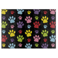 Paws Colorés, Motif Paw, Empreintes de pattes, Paw