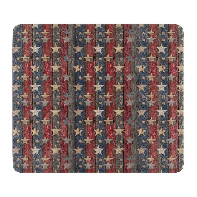 Planche À Découper Pays/Americana Principale en détresse (Devant)