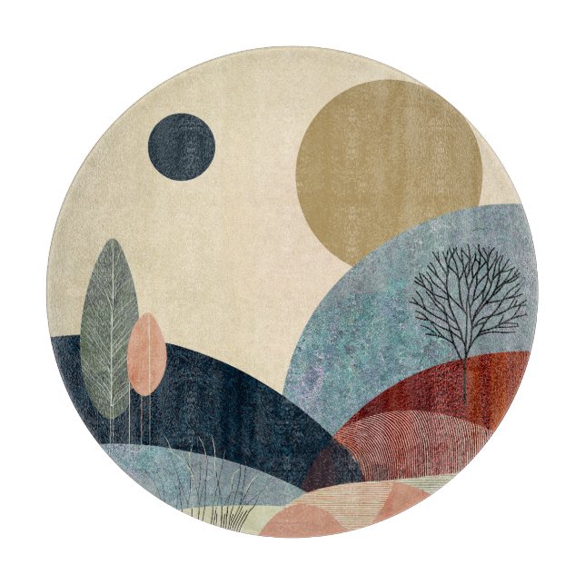 Planche À Découper Paysage de Imaginaire Hills (Devant)