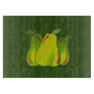 Planche À Découper PEARS Pear Fruit Fruit Verre